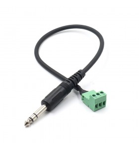 XLR3pin female to 6.35mm stereo cable 